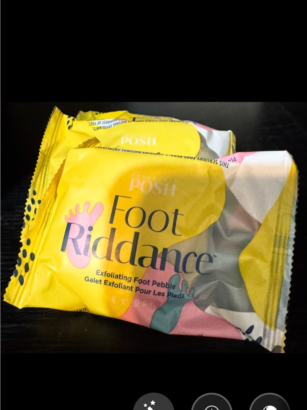 Posh Foot Riddance Exfoliating bar. NWT